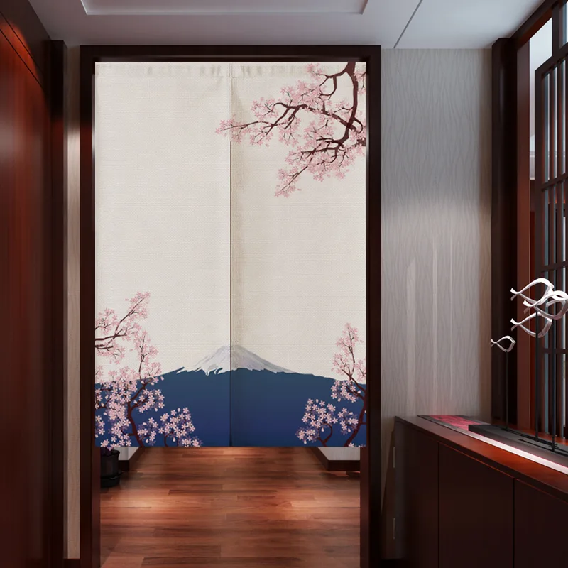 Noren Curtain Doorway - 日本の浮世絵リネンドアカーテンパーティションのれん寝室キッチンカーテン家の玄関の装飾カスタマイズ可能なカーテン