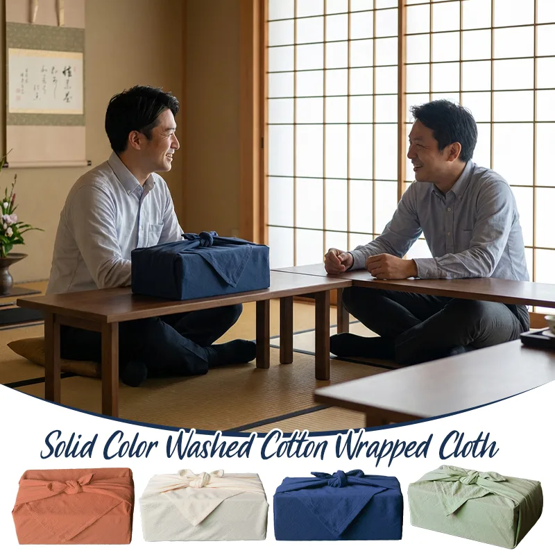 Furoshiki Wrap Cloth - 68x72cm 日本風包装布 風呂敷 ハンカチ 無地 伝統的な布