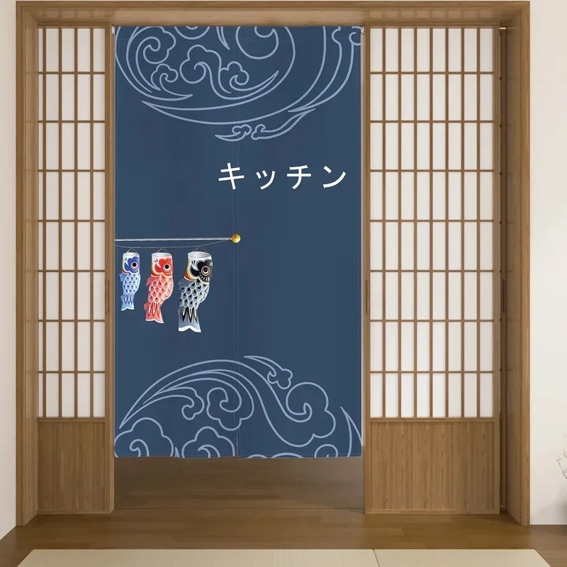 VIKAMA 和風猫柄ドアカーテン キッチン玄関仕切りカーテ - Noren Curtain Doorway のレビューと価格