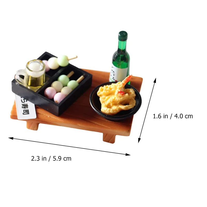 3 個ミニ寿司リアルな装飾セットミニハウス用和風食品装飾品ミ - Japanese Lifestyle Japanese のレビューと価格