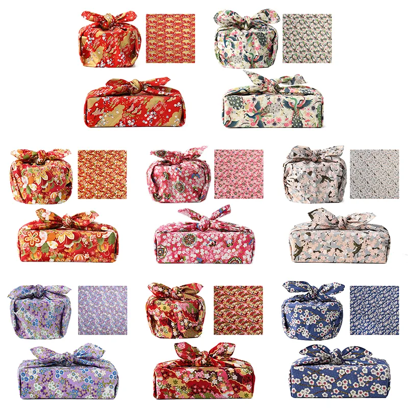 多目的和風ハンカチ、ブロンズコットン、包まれたラッピング布、 - Furoshiki Wrap Cloth のレビューと価格
