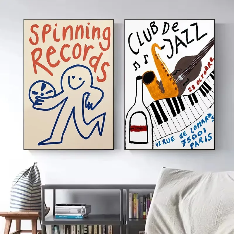 レトロな和風ビニールレコードプレーヤージャズ音楽引用北欧ポス - Japanese Lifestyle Japanese のレビューと価格