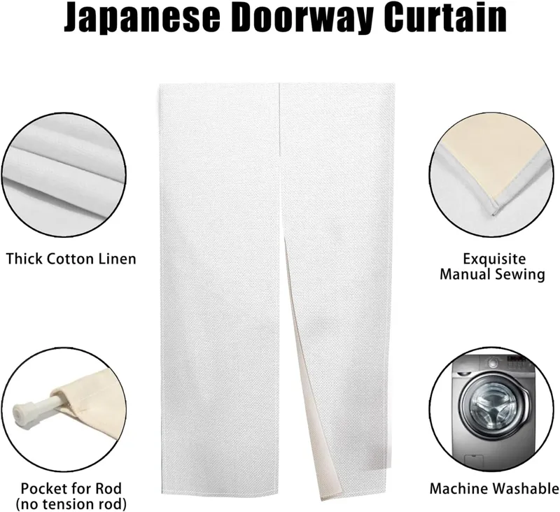 のれん日本戸口カーテン日本戸口カーテンウィンドウトリートメン - Noren Curtain Doorway のレビューと価格