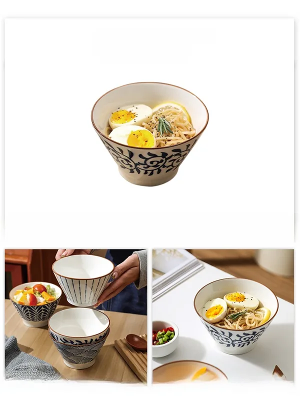 エレガントな和風陶器の高足ライスボウル、食器、家庭用、軽量、 - Japanese Lifestyle Brand のレビューと価格
