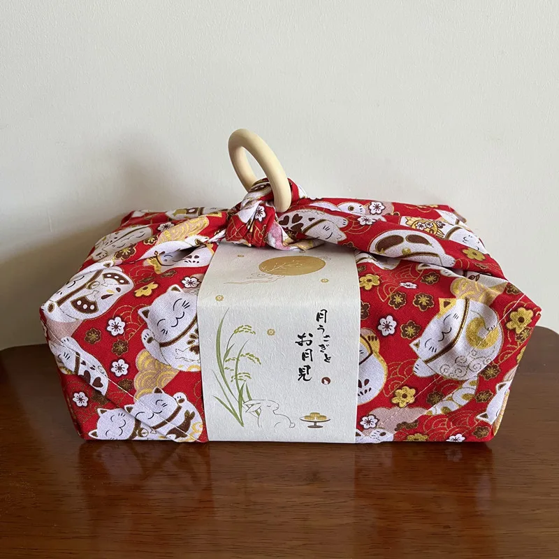 和風弁当箱,弁当包装布,ふろしきハンカチ,トラベルピクニック - Furoshiki Wrap Cloth のレビューと価格