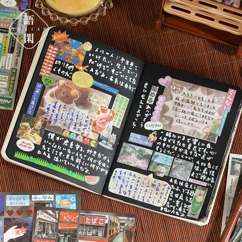 30/60枚入り和風ヴィンテージ素材DIYステッカーセット、 - Japanese Lifestyle Japanese のレビューと価格