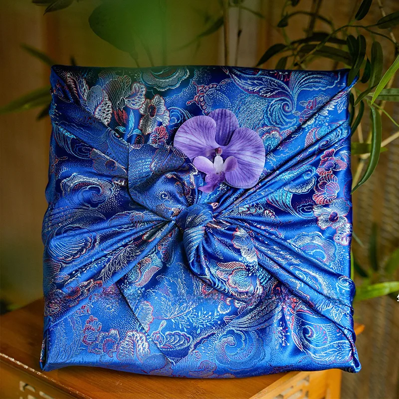 新しいジャカード織りギフト包装布 日本製手ぬぐい風呂敷 70 - Furoshiki Wrap Cloth のレビューと価格