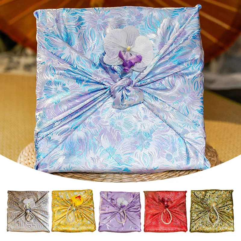 新しいジャカード織りギフト包装布 日本製手ぬぐい風呂敷 70 - Furoshiki Wrap Cloth のレビューと価格