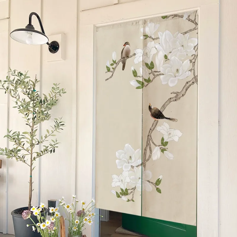 VIKAMA 中国風禅ハーフドアカーテン 家庭用キッチン、寝 - Noren Curtain Doorway のレビューと価格