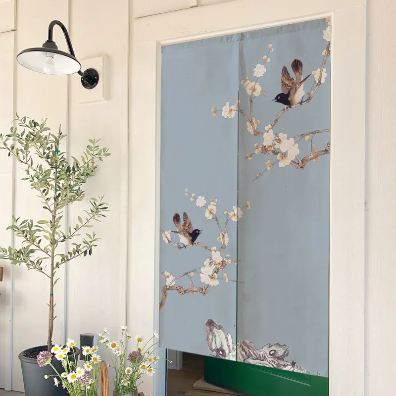 VIKAMA 中国風禅ハーフドアカーテン 家庭用キッチン、寝 - Noren Curtain Doorway のレビューと価格