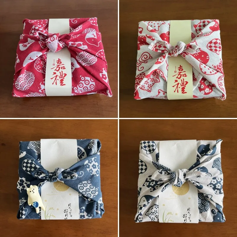多サイズ展開の和風風呂敷ハンカチ弁当包み布、新年や結婚式のギ - Furoshiki Wrap Cloth のレビューと価格