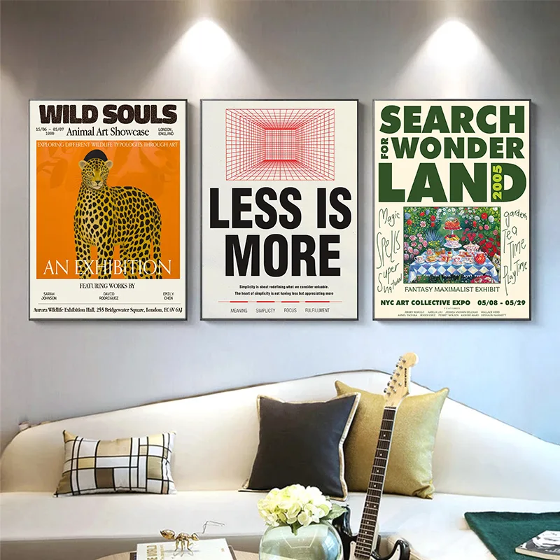 古典的な民俗植物展ポスターチーター和風モダンプリントキャンバ - Japanese Living Lifestyle のレビューと価格