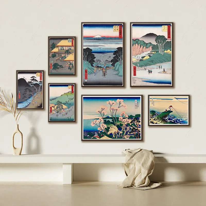 日本の版画壁アートキャンバス絵画ポスター壁の写真ポスター日本 - Japanese Living Lifestyle のレビューと価格