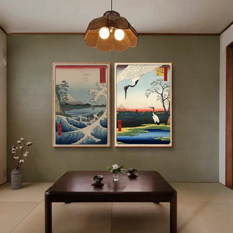 日本の版画壁アートキャンバス絵画ポスター壁の写真ポスター日本 - Japanese Living Lifestyle のレビューと価格